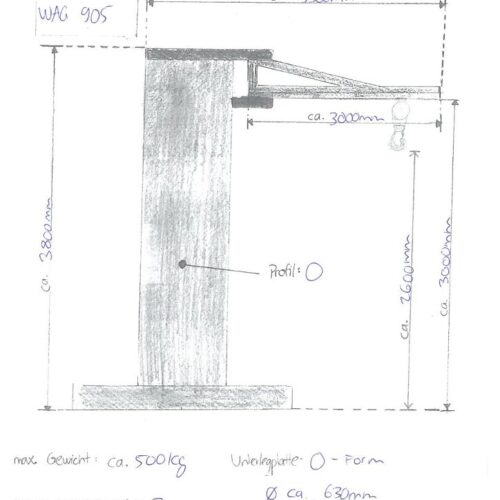 k-WAG 905_Vetter Säulenschwenkkran_PS5-3,0_bis_500kg_crane_jib